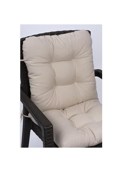 Neva Bej Pofidik Arkalıklı Sandalye Minderi Özel Dikişli Bağcıklı 44x88 Cm fiyatları