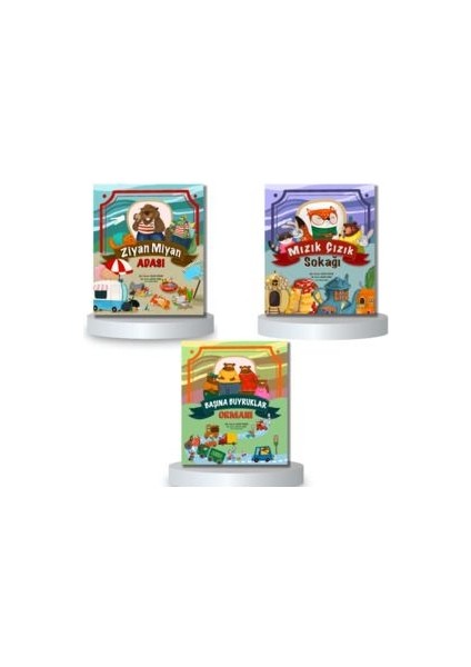 Çocuk Masal ve Öykü Kitapları Değerler Eğitimi 3’lü Set - Dilek Cesur 6-8 Yaş Çocuklar