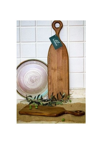 Koyu Ceviz Kesme ve Servis Tahtası 13 Cmx 50 Cm- 15CMX36 cm 2 Adet fiyatları