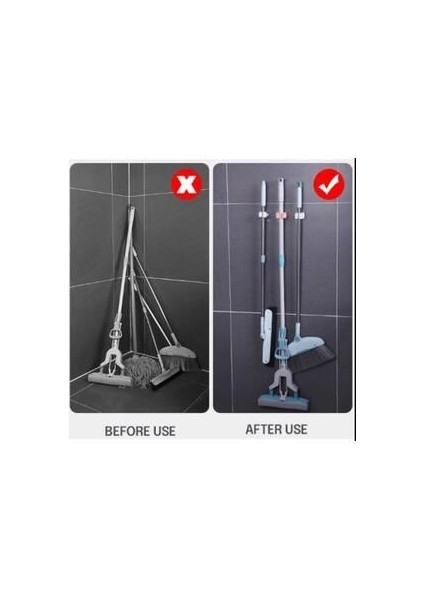 Yapışkanlı Pratik Mop - Temizlik Fırçası Tutucu 4 Adet fırsatları