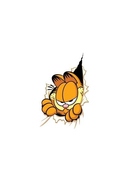 13 x 8,5 cm Garfield Sticker Motor Araba Kask Laptop Sticker