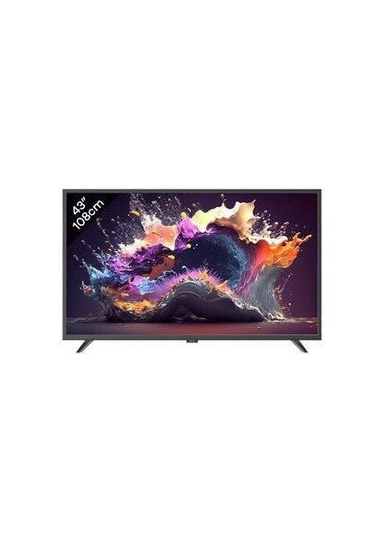 PQ43DAL540 43" 109 Ekran Uydu Alıcılı 4K Ultra HD Smart LED TV