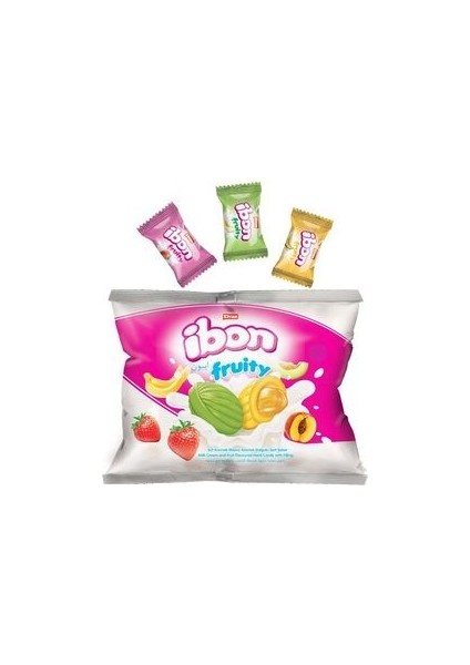 Ibon Sütlü Meyveli Şeker 300 Gr. (1 Paket)