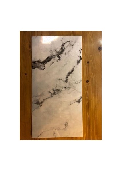 30X60CM Kırçıllı Mermer Desenli Kendinden Yapışkanlı Seramik Desen Banyo Wc Kaplama Pvc Duvar Paneli