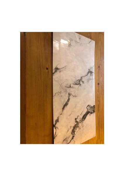 30X60CM Kırçıllı Mermer Desenli Kendinden Yapışkanlı Seramik Desen Banyo Wc Kaplama Pvc Duvar Paneli
