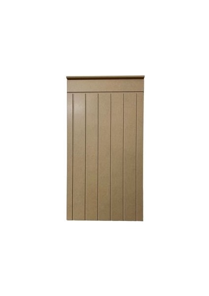 Dekoratif Duvar Paneli ( 54 x 100 cm ) Boyanabilir Ahşap 10 mm Ham Mdf Duvar Paneli fiyatları