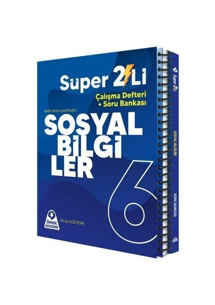 Örnek Akademi 6. Sınıf Sosyal Bilgiler 2'li Çalışma Kitabı