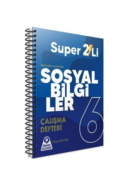 Örnek Akademi 6. Sınıf Sosyal Bilgiler 2'li Çalışma Kitabı