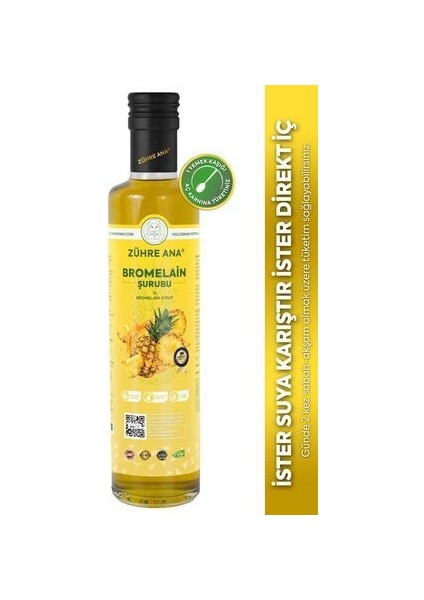 Zühre Ana Bromelain Ananas Içeren Detox Şurubu