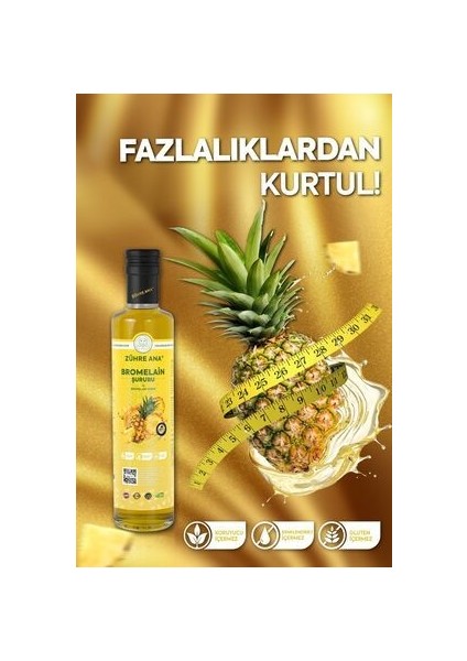 Zühre Ana Bromelain Ananas Içeren Detox Şurubu