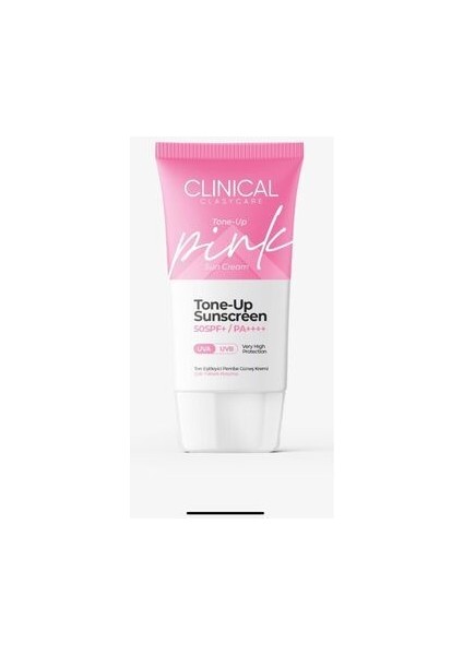 Clinical Clasy Care Spf 50 Tone-Up Pink Sunscreen Cream 50 Ml indirimleri