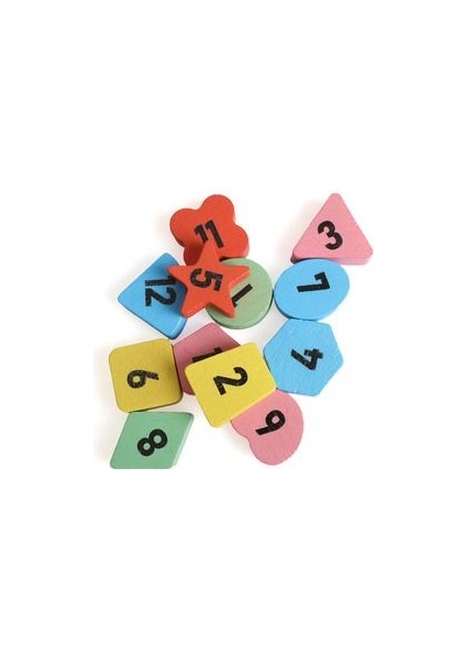 Montessori Ahşap Puzzle Saat