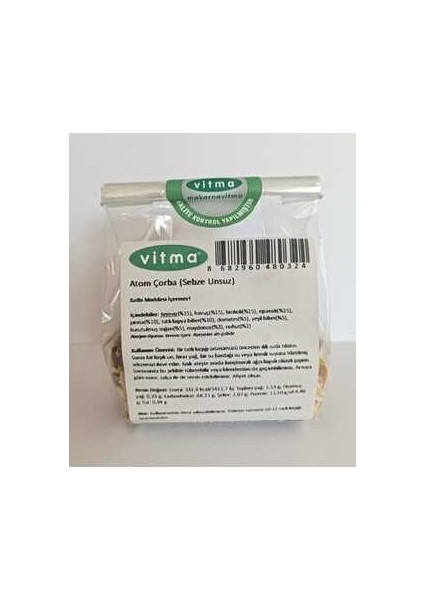Atom Çorba 50 gr (Sebze Unsuz)