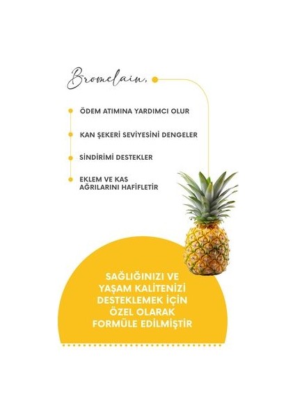 Bromelain 60 Kapsül