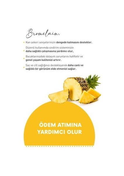 Bromelain 60 Kapsül