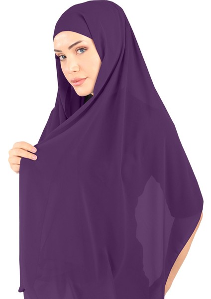 Boneli Şifon Şal - St 136 Mor fiyatları