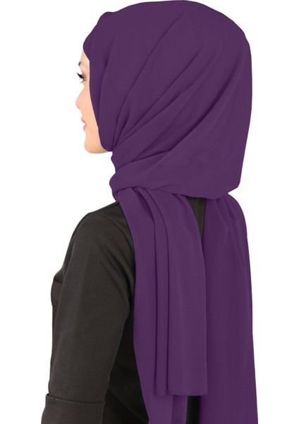 Boneli Şifon Şal - St 136 Mor fırsatları