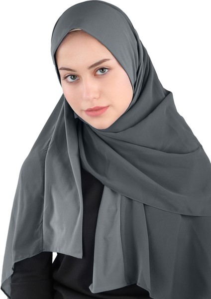 Sandy Bant Şifon Şal - St 600 Antrasit