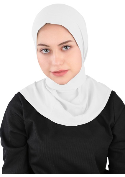 Krep Fular Şal - St 235 Beyaz
