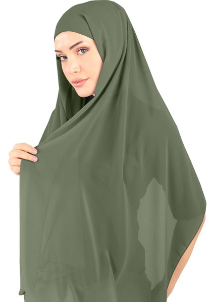 Boneli Şifon Şal - St 136 Haki fiyatları