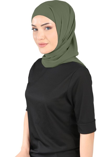 Boneli Şifon Şal - St 136 Haki modelleri