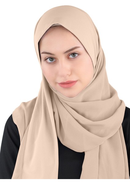 Sandy Bant Şifon Şal - St 600 Açık Vizon fiyatları