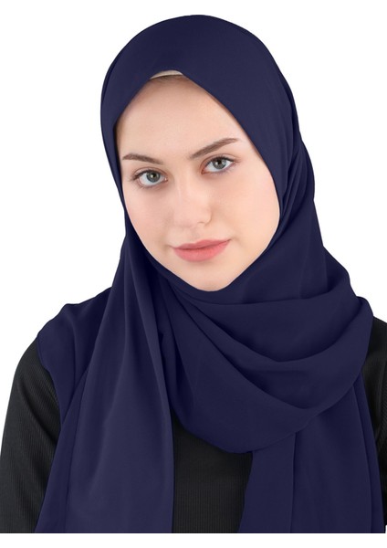 Sandy Bant Şifon Şal - St 600 Lacivert fiyatları