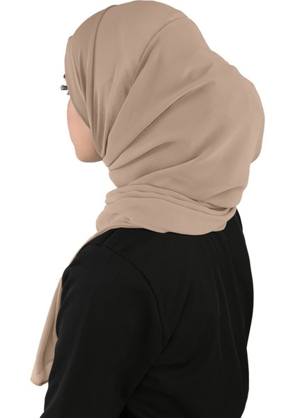 Sandy Pratik Şifon Şal - St 120 Açık Vizon modelleri