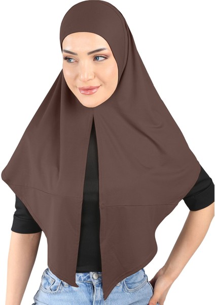 Micro Scarfs Hijab - St 208 Açık Kahve