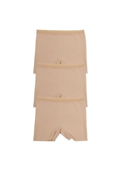 Kadın Lazer Kesim Dikişsiz Kadın Boxer Külot 3 Lü Paket Ten fiyatları