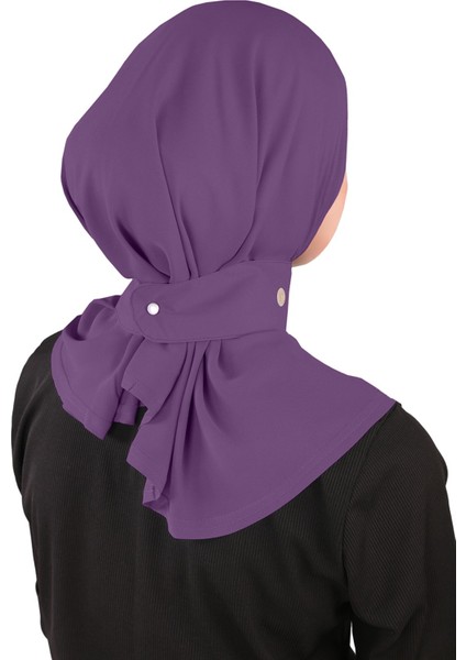 Krep Fular Şal - St 235 Mor modelleri