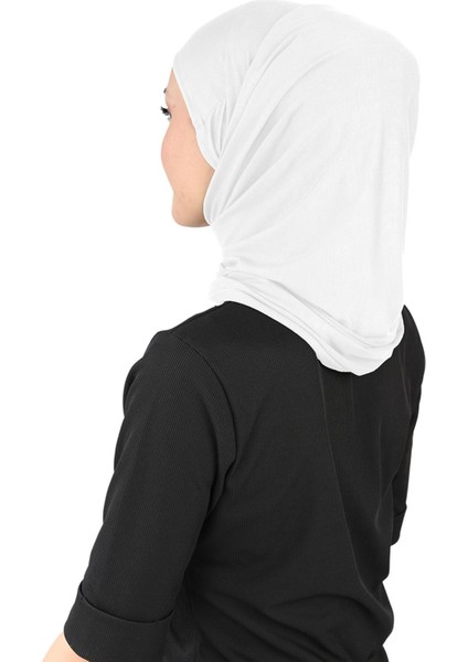 Boneli Viskon Şal - St 163 Beyaz