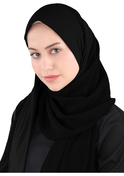 Sandy Bant Şifon Şal - St 600 Siyah modelleri