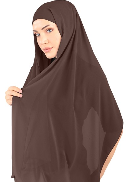 Boneli Şifon Şal - St 136 Açık Kahve fiyatları