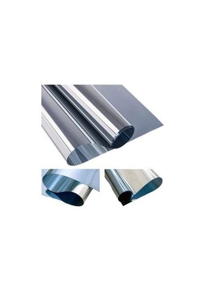 Gümüş Renk Amerikan Çizilmez Aynalı Cam Filmi 60 X 300 cm