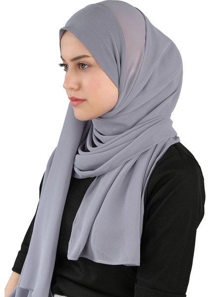 Sandy Pratik Şifon Şal - St 120 Koyu Gri fiyatları