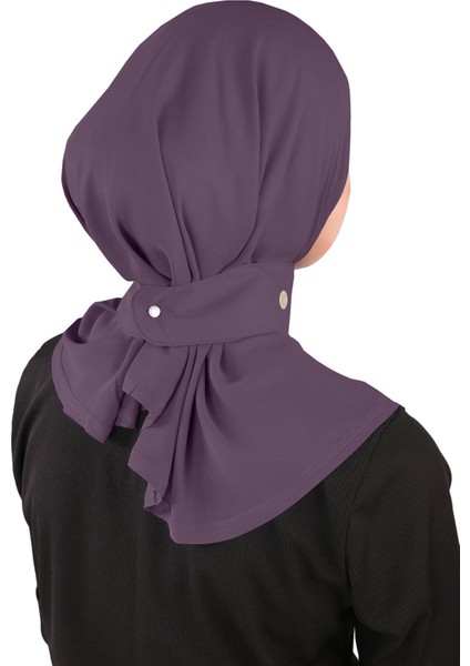 Krep Fular Şal - St 235 Mürdüm modelleri