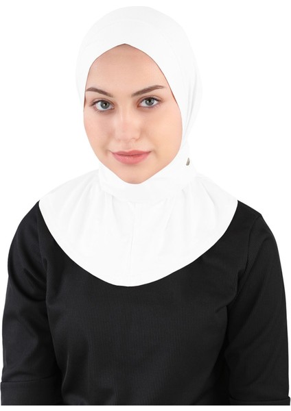 Viskon Fular Çapraz Şal - St 329 Beyaz