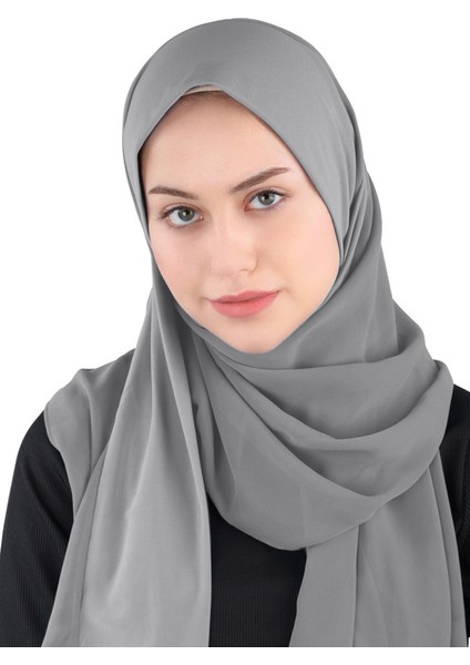 Sandy Bant Şifon Şal - St 600 Koyu Gri fiyatları