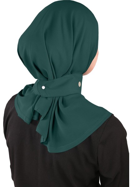 Krep Fular Şal - St 235 Zümrüt modelleri