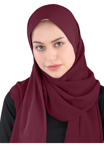 Sandy Bant Şifon Şal - St 600 Bordo fiyatları