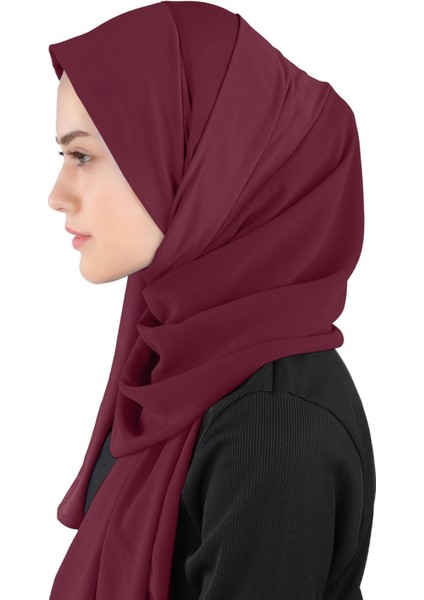 Sandy Bant Şifon Şal - St 600 Bordo fırsatları