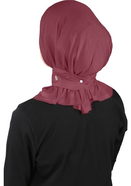 Viskon Fular Çapraz Şal - St 329 Bordo