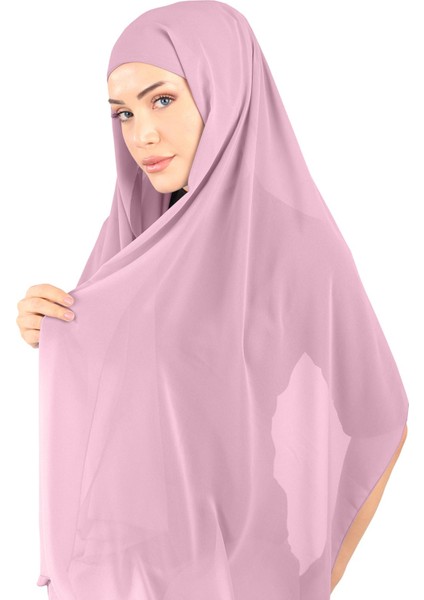 Boneli Şifon Şal - St 136 Leylak fiyatları