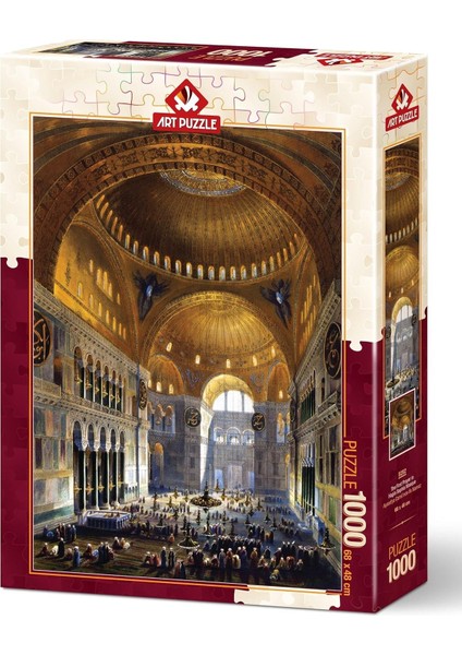 ByArs-Puzzle Ayasofya Camii'nde İlk Namaz 1000 Parça Puzzle -ByArs