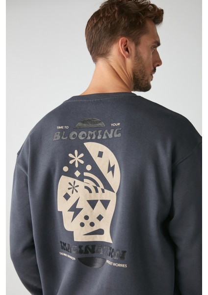 Confused Regular Relaxed Antrasit Sweatshirt