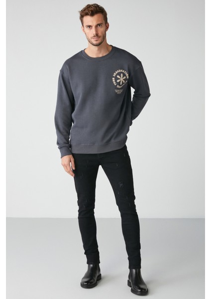 Confused Regular Relaxed Antrasit Sweatshirt indirimleri