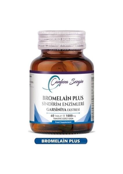 Bromelain Plus Sindirim Enzimleri Garsiniya Ekstresi 60 Tablet 1000 mg Takviye