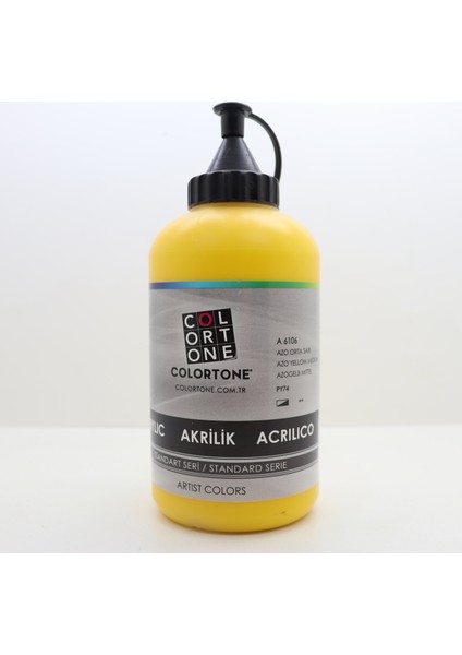 Artist Colors (Standart Seri) 650 ml Akrilik Boya ''azo Orta Sarı''