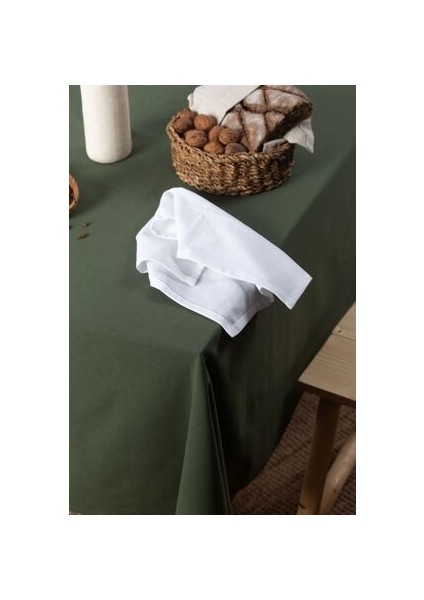 Premium | Keten Haki Masa Örtüsü 140 x 220 cm fırsatları